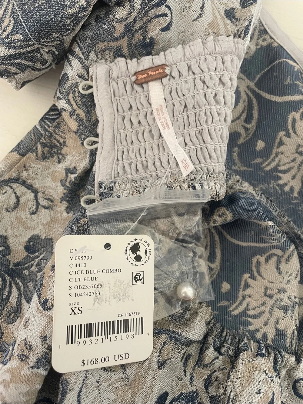 Free People Eloise Jacquard Blouse